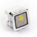 BOUTON BRAILLE 2 LUMINEUSES CONTACT OUVE