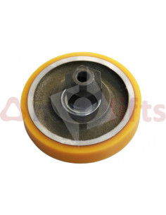 GALET DE GUIDAGE MACLA AVEC ESSIEU EXCENTRIQUE 125X25MM